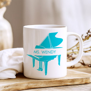 Personalisiert Grand Piano Kaffeetasse