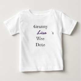 Personalisiert Granny Baby T-shirt
