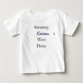 Personalisiert Granny Baby T-shirt