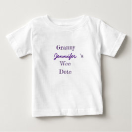 Personalisiert Granny Baby T-shirt