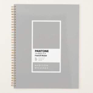 Personalisiert-Grau-Notebook   Individuelle Name Planer