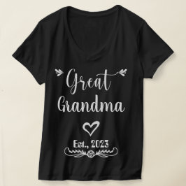 Personalisiert Great Oma Granny Mommom Nana Mimi T-Shirt