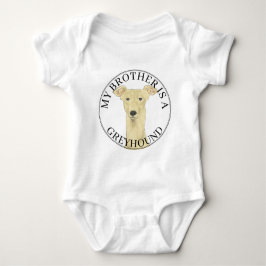 Personalisiert Greyhound Baby Strampler