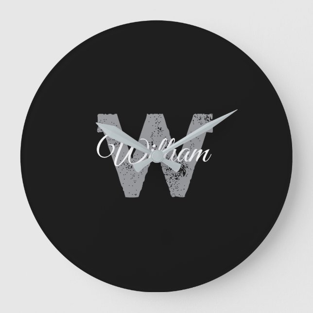 Personalisiert  große wanduhr (Vorderseite)