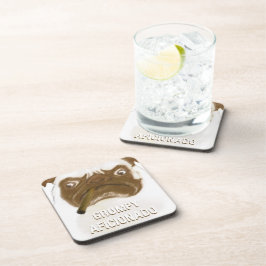 Personalisiert Grumpy AFICIONADO Puggy Cigar Getränkeuntersetzer