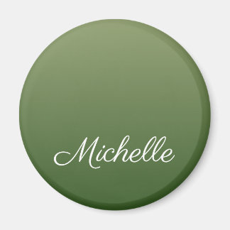 Personalisiert-grüner Ober Magnet