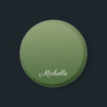 Personalisiert-grüner Ober Magnet<br><div class="desc">Personalisiert-grüner Ober</div>