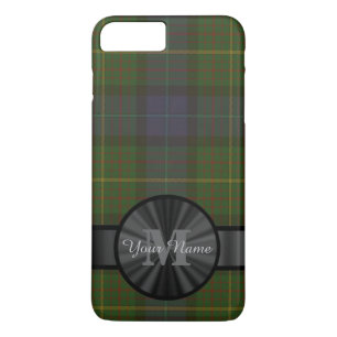 Personalisiert-grünes Tartan-kariert-Monogramm title_seo2