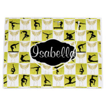 PERSONALISIERT GYMNAST CHRISTMAS ANGEL GIFT BAG