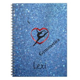 PERSONALISIERT GYMNASTICS NOTEBOOK NOTIZBLOCK