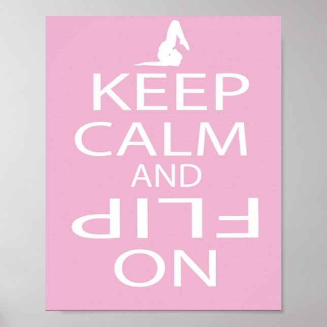 Personalisiert GYMNASTICS Poster (Vorne)