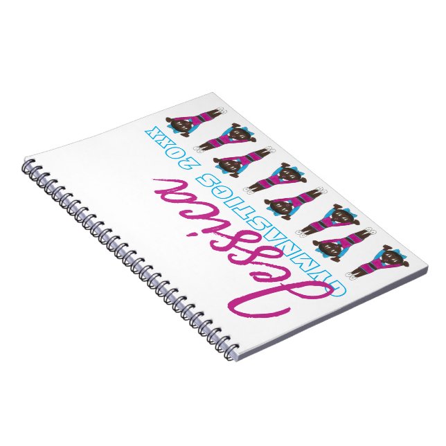 Personalisiert Gymnastik Tumbling Gym Coach Notizblock (Rechte Seite)