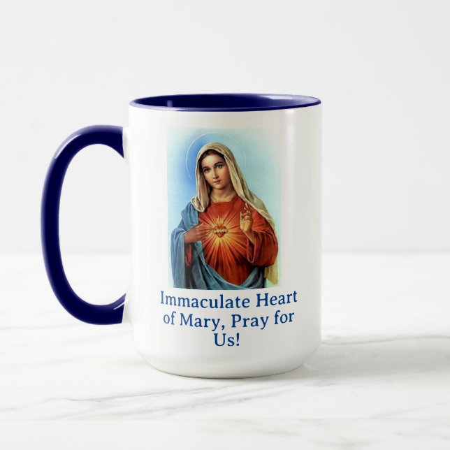 Personalisiert Hail Mary Tasse (Links)