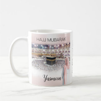 Personalisiert Hajj Mubarak Coffe Tasse Hajj Gift