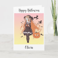 Personalisiert Halloween Anime Girl