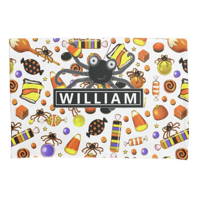 Personalisiert Halloween Kissenbezug (Vorderseite)