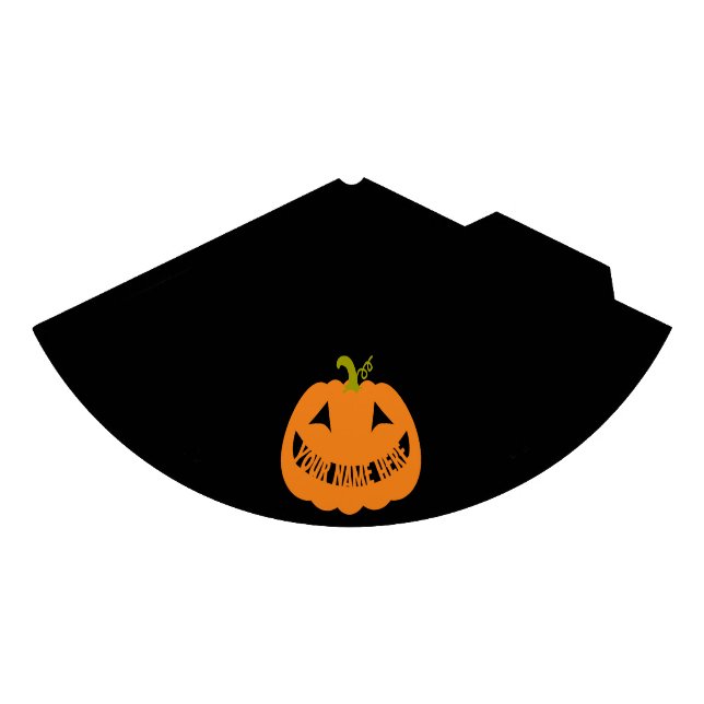 Personalisiert Halloween Pumpkin Partyhütchen (Vorderseite)