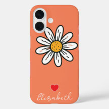 Personalisiert Hand Drop Niedlich Daisy Blütenmass