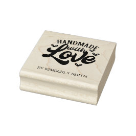 Personalisiert handgefertigt mit Lieben Gummistempel