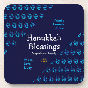 Personalisiert HANUKKAH BLESSINGS Getränkeuntersetzer