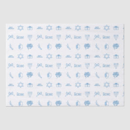 Personalisiert Hanukkah Preppy Sweet Seidenpapier