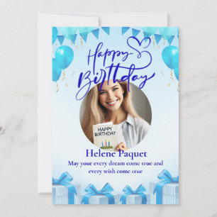 Personalisiert Happy Birthday Card Einladung