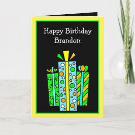 Personalisiert Happy Birthday Card Karte