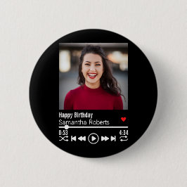 Personalisiert Happy Birthday Foto Button