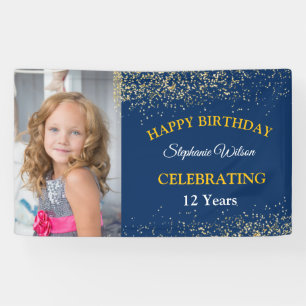Personalisiert Happy Birthday Foto Celebration Banner