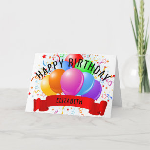 Personalisiert Happy Birthday Karte