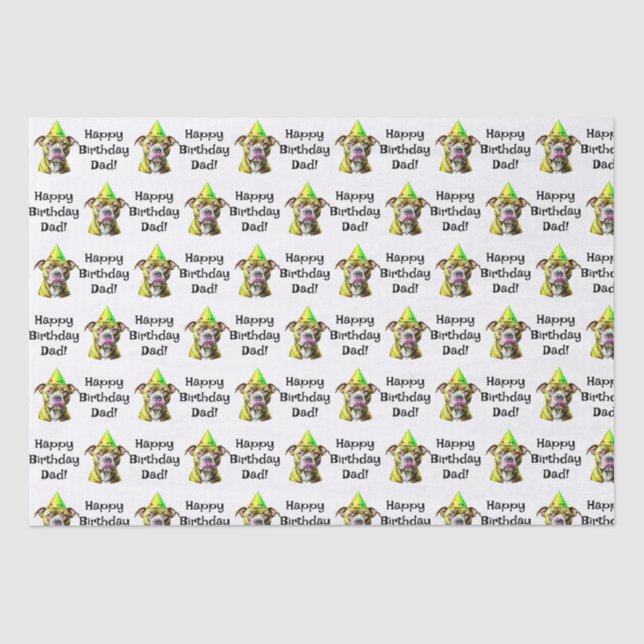 Personalisiert Happy Birthday (Name hinzufügen) Pi Seidenpapier (Vorderseite)