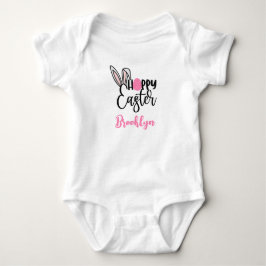 Personalisiert Happy Easter Baby One Piece Bodysui Baby Strampler