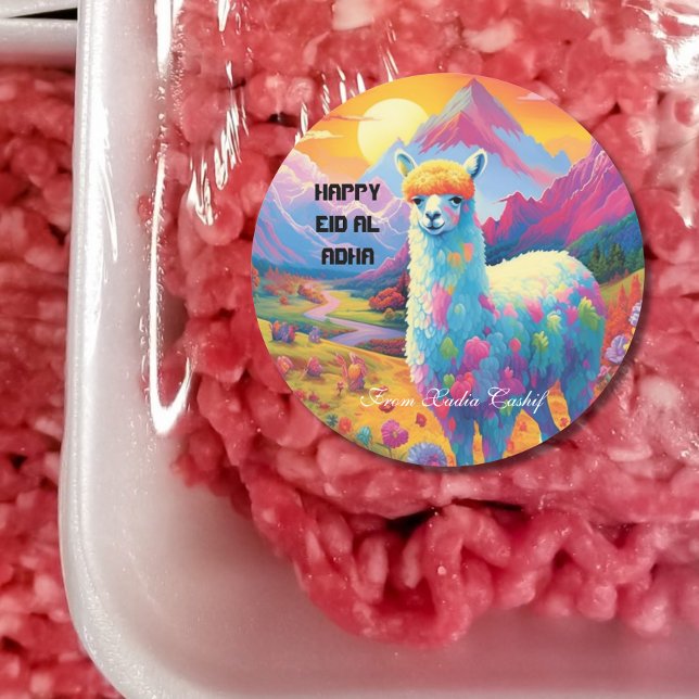 Personalisiert Happy Eid al Adha Sticker (Von Creator hochgeladen)