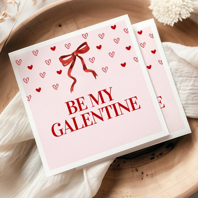 Personalisiert Happy Galentine's Day Party Serviette (Von Creator hochgeladen)