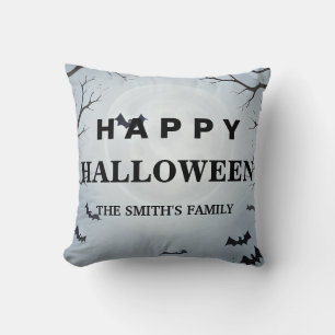 Personalisiert Happy Halloween Bat Kissen
