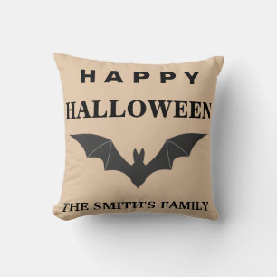 Personalisiert Happy Halloween Bat Kissen