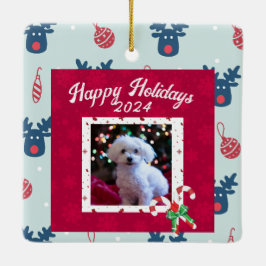 Personalisiert Happy Holidays Ornament Hausbesitze