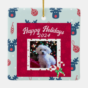 Personalisiert Happy Holidays Ornament Hausbesitze