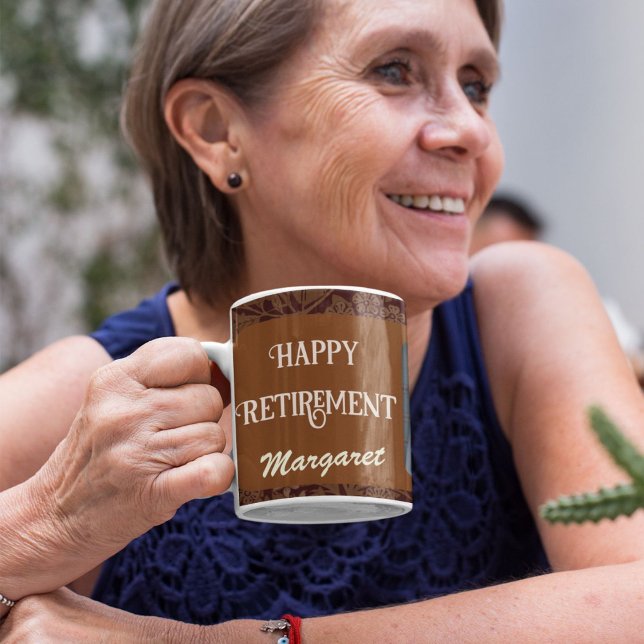 Personalisiert Happy Nurse Retirement Geschenke Br Kaffeetasse (Von Creator hochgeladen)