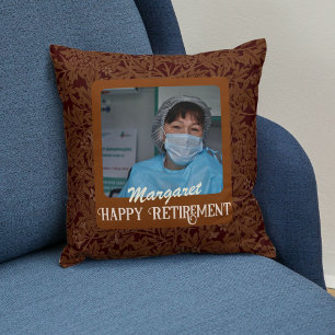 Personalisiert Happy Nurse Retirement Geschenke Br Kissen
