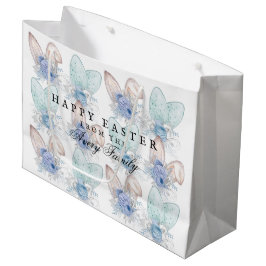 Personalisiert Happy Oaster Watercolor Große Geschenktüte