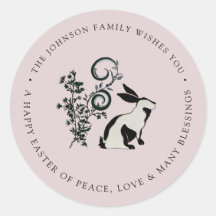 Personalisiert Happy Oster Modernes Bunny