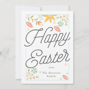 Personalisiert Happy Ostercard Feiertagskarte