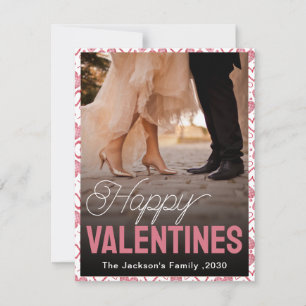 Personalisiert Happy Valentines Day Foto Holiday Feiertagskarte