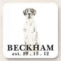 Personalisiert Harlequin Great Dane