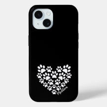 Personalisiert Heart Paw Prints