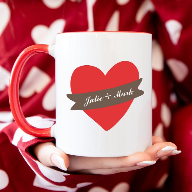 Personalisiert Heart Valentinstag Tasse (Von Creator hochgeladen)