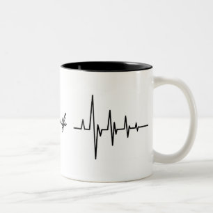 Personalisiert Heartbeat Tasse