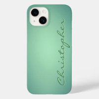 Personalisiert hellgrün Radialtextur