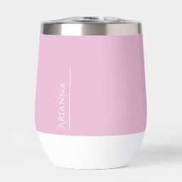 Personalisiert hellrosa modern